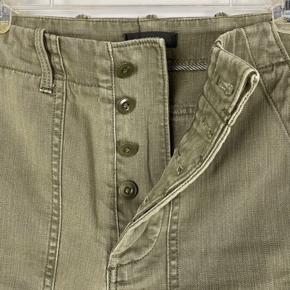 J. Crew Foundry Pant Herring Spanish Moss Size 4 - Picture 6 of 13